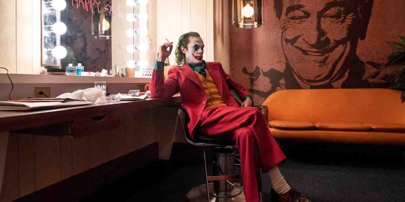 Joker in his dressing room
