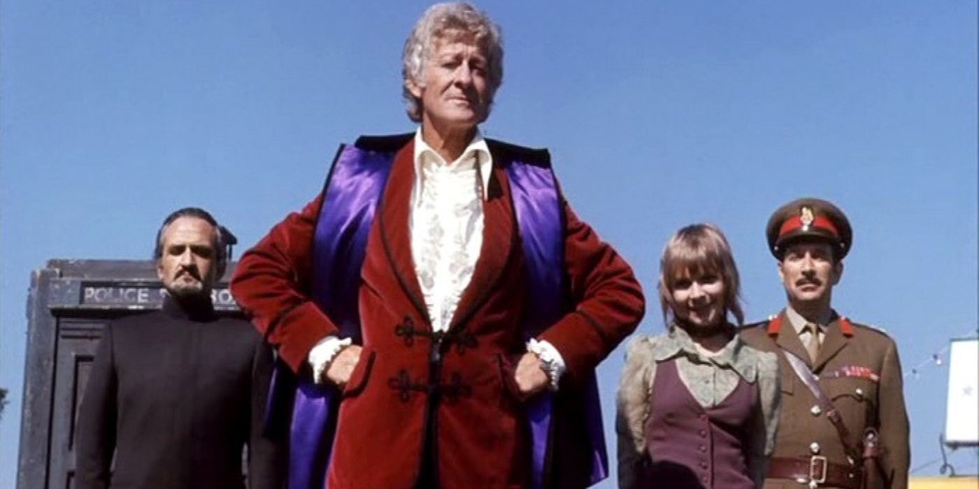 The Third Doctor in Doctor Who.