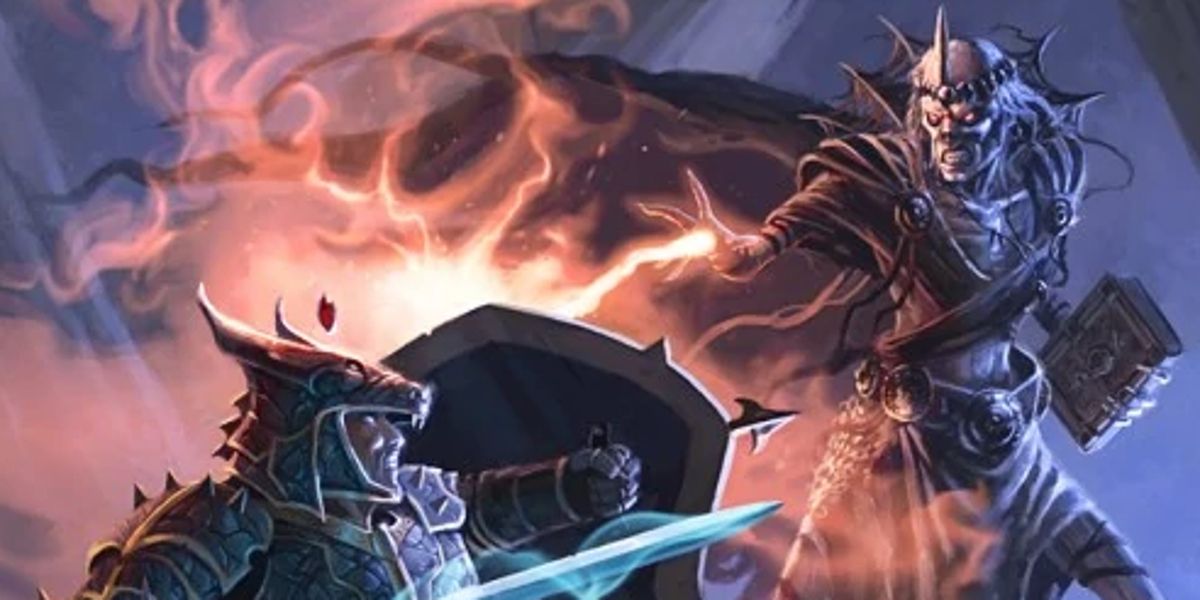 Kas fighting Vecna in Dungeons and Dragons