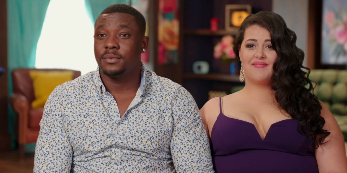Kobe Blaise and Emily Bieberly in a 90 Day Fiance Season 9 confessional