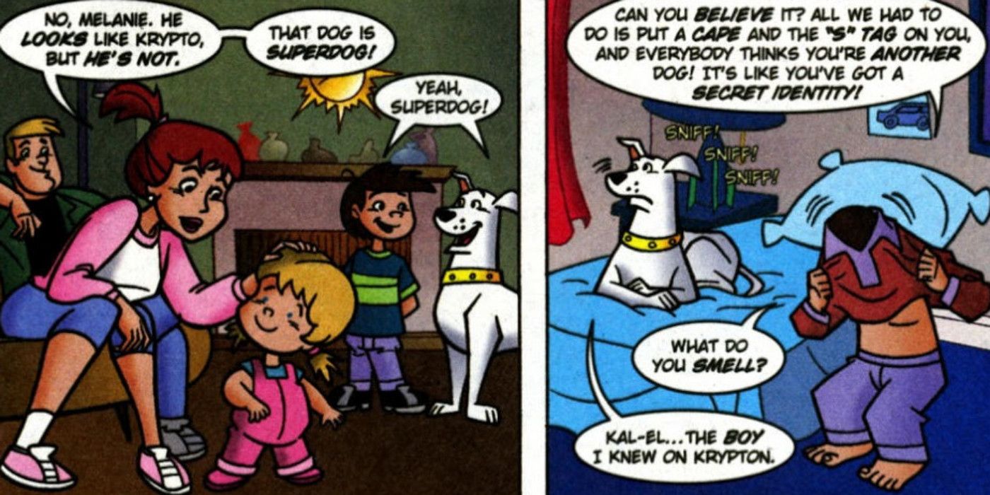 Krypto's disguise explained