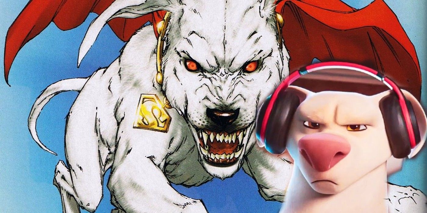 Krypto the Superdog being Scary.