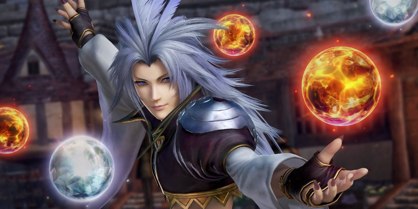 Kuja poised for battle in Dissidia Final Fantasy NT.
