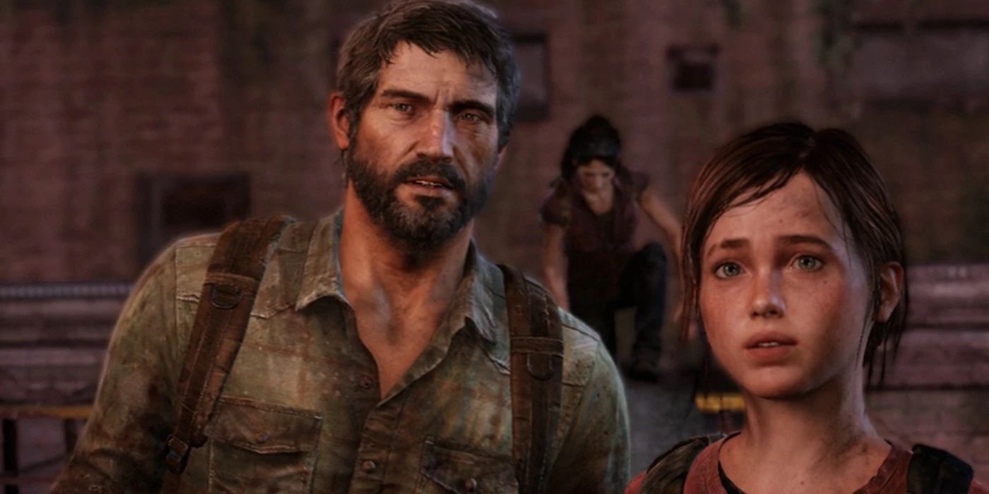 Last of Us Joel and Ellie as they appeared in the game