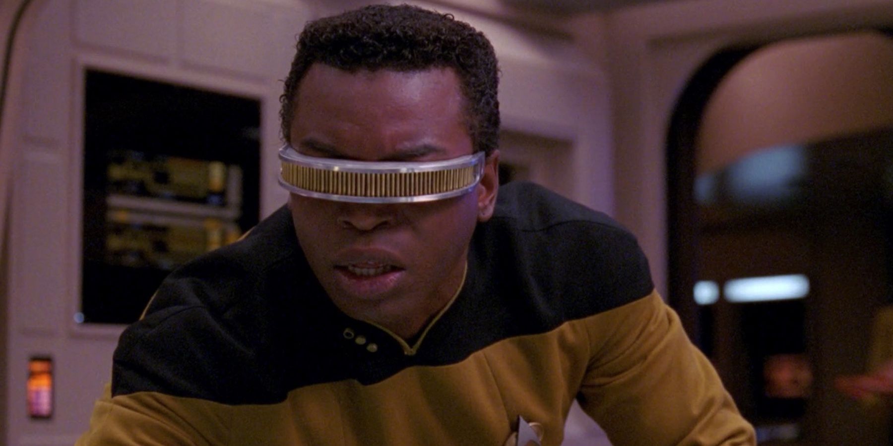 Levar Burton as Geordi Laforge in Star Trek The Next Generation