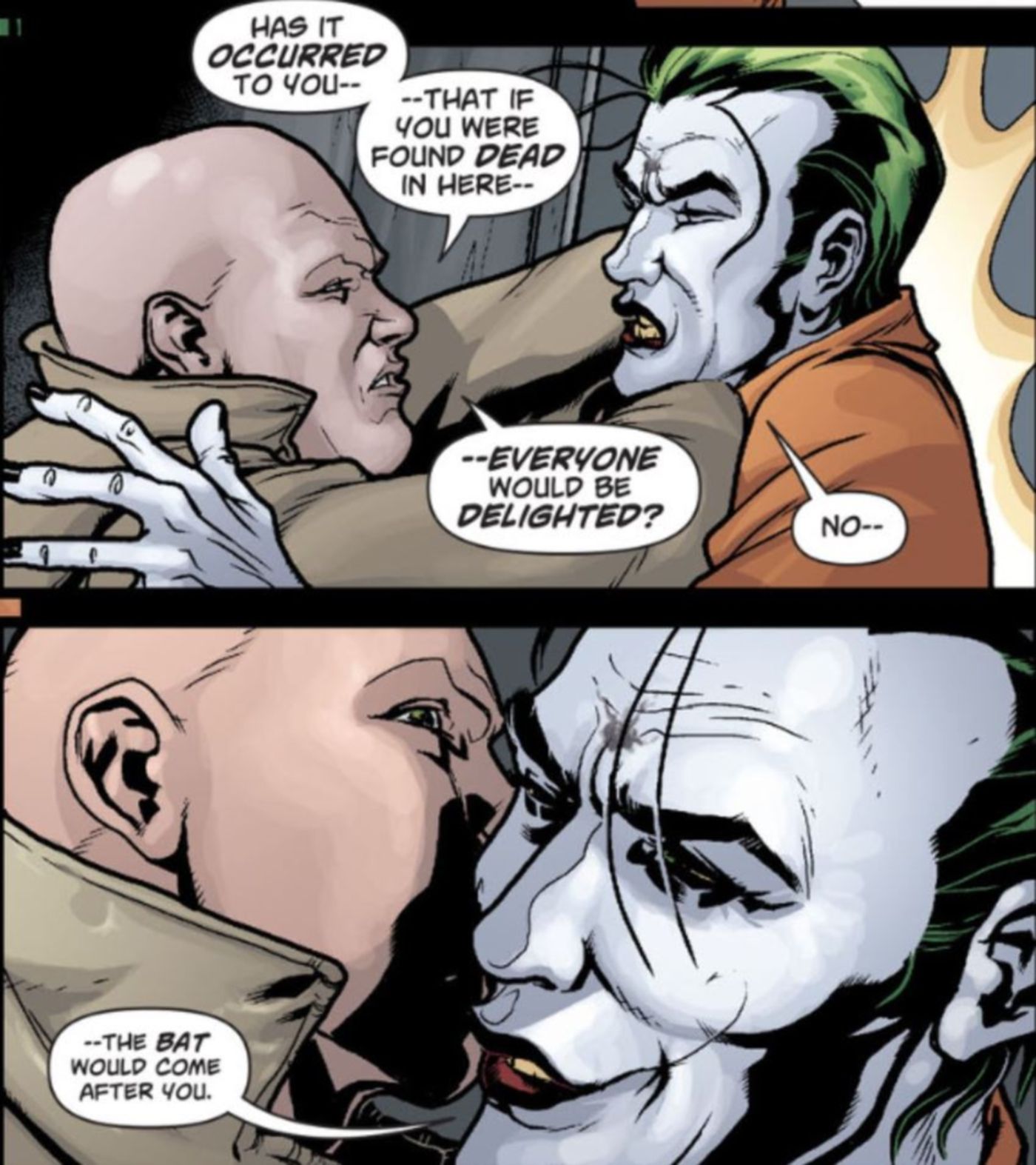 Lex Luthor Joker and the Bat DC Comics