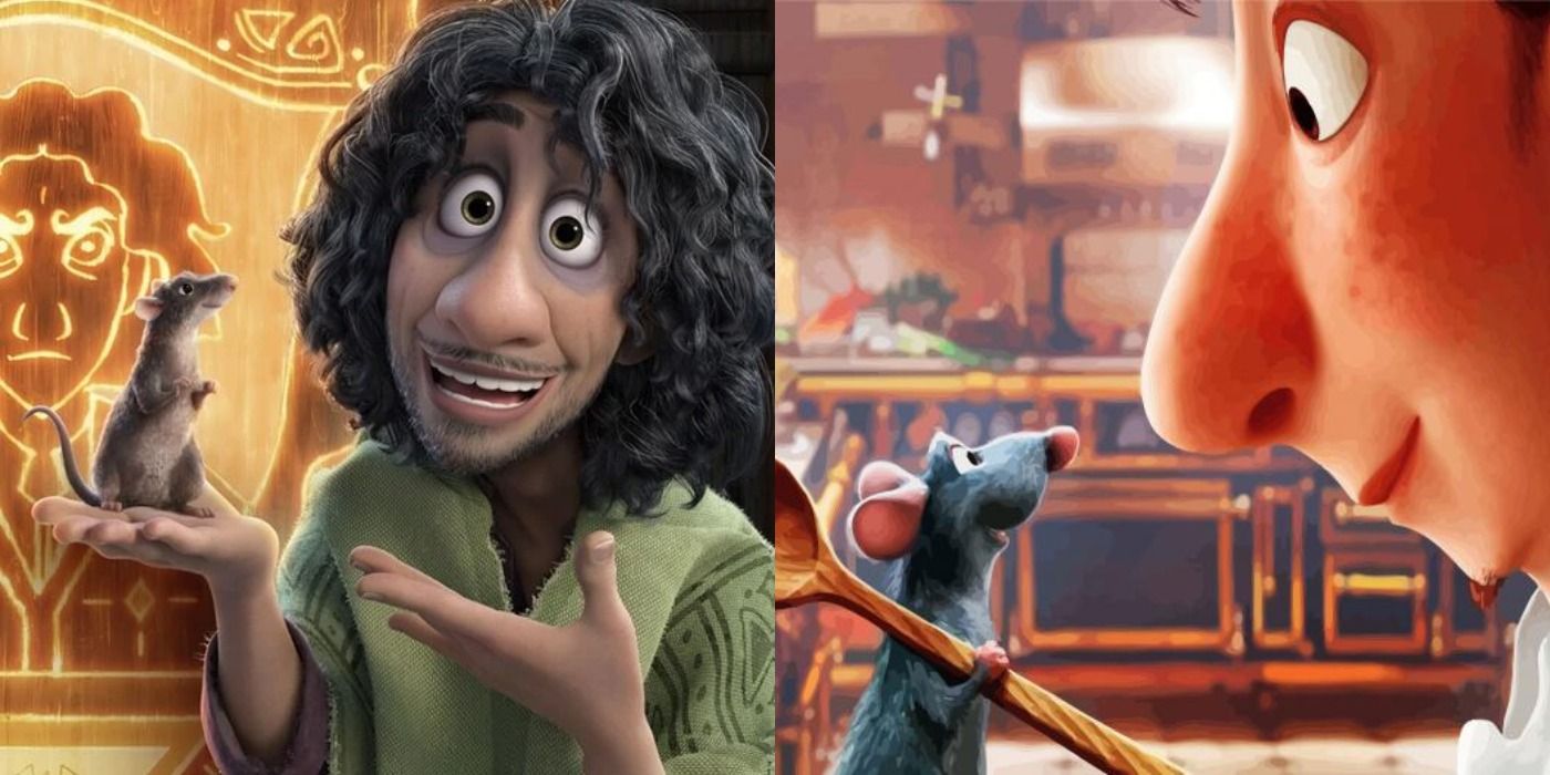 Two Disney characters share a love for rats in Ratatouille and Encanto 