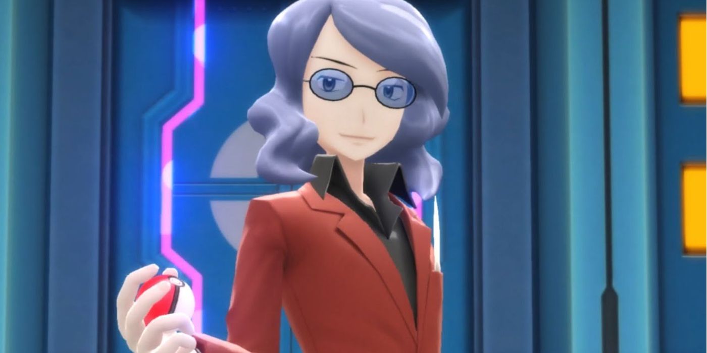 Elite Four member Lucian as shown in Pokémon Brilliant Diamond and Shining Pearl.