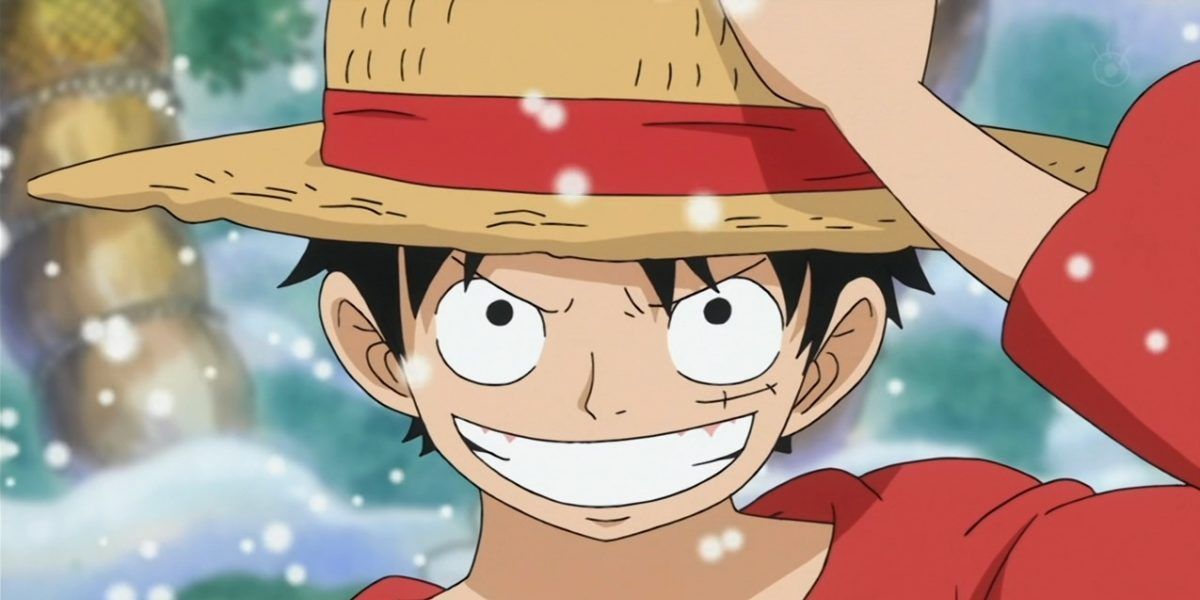 Luffy smiling