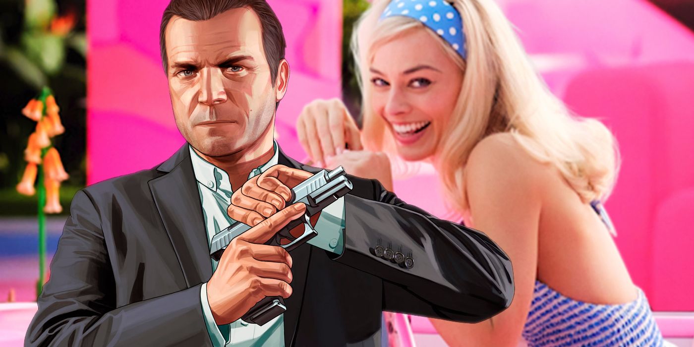 Margot Robbie Barbie Movie Reimagined In Grand Theft Auto