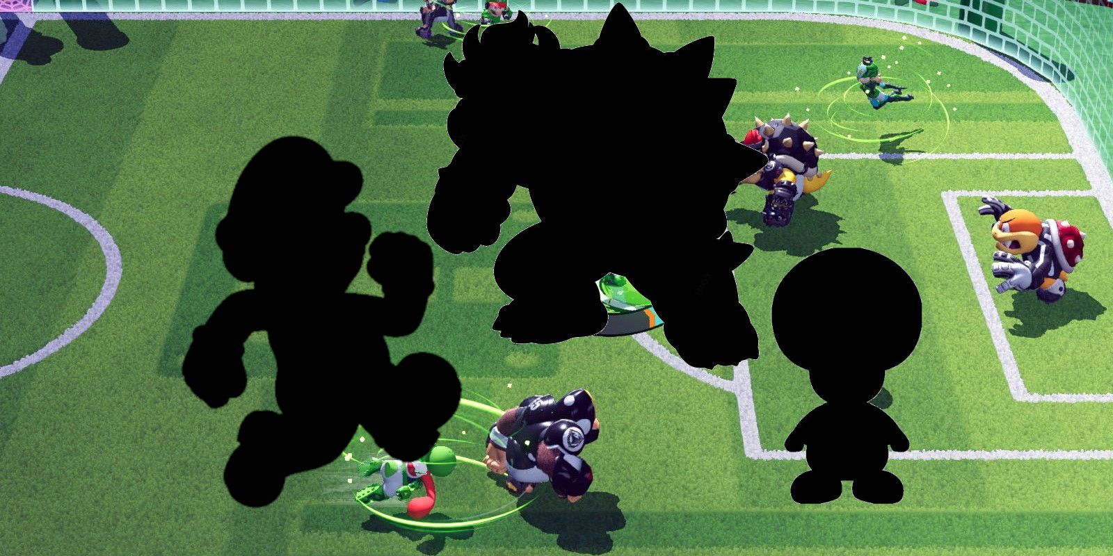 Mario Strikers Battle League Silhouettes