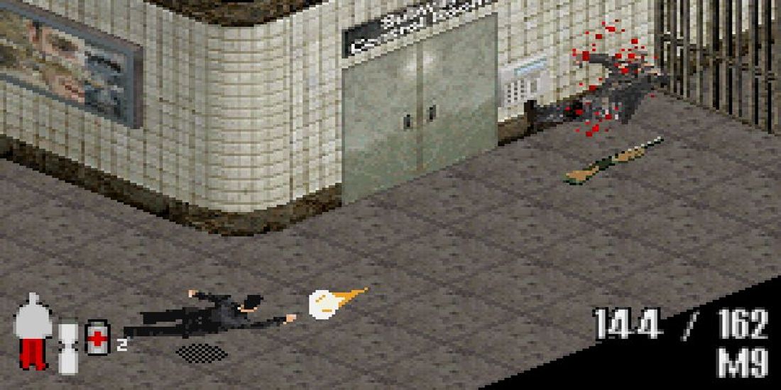 A screenshot of the GameBoy Advance Max Payne game.