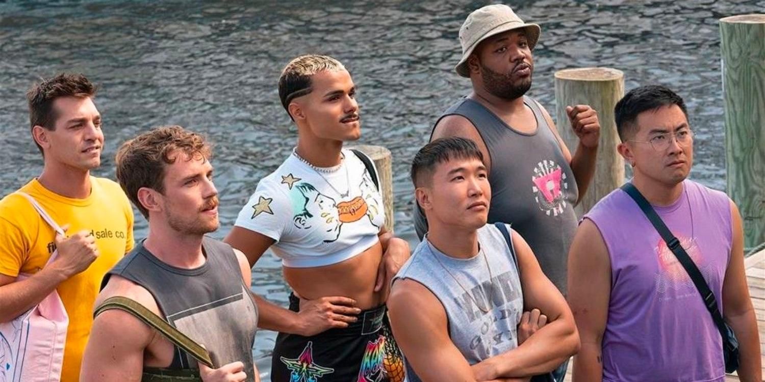 Max with the rest of the group in Fire Island