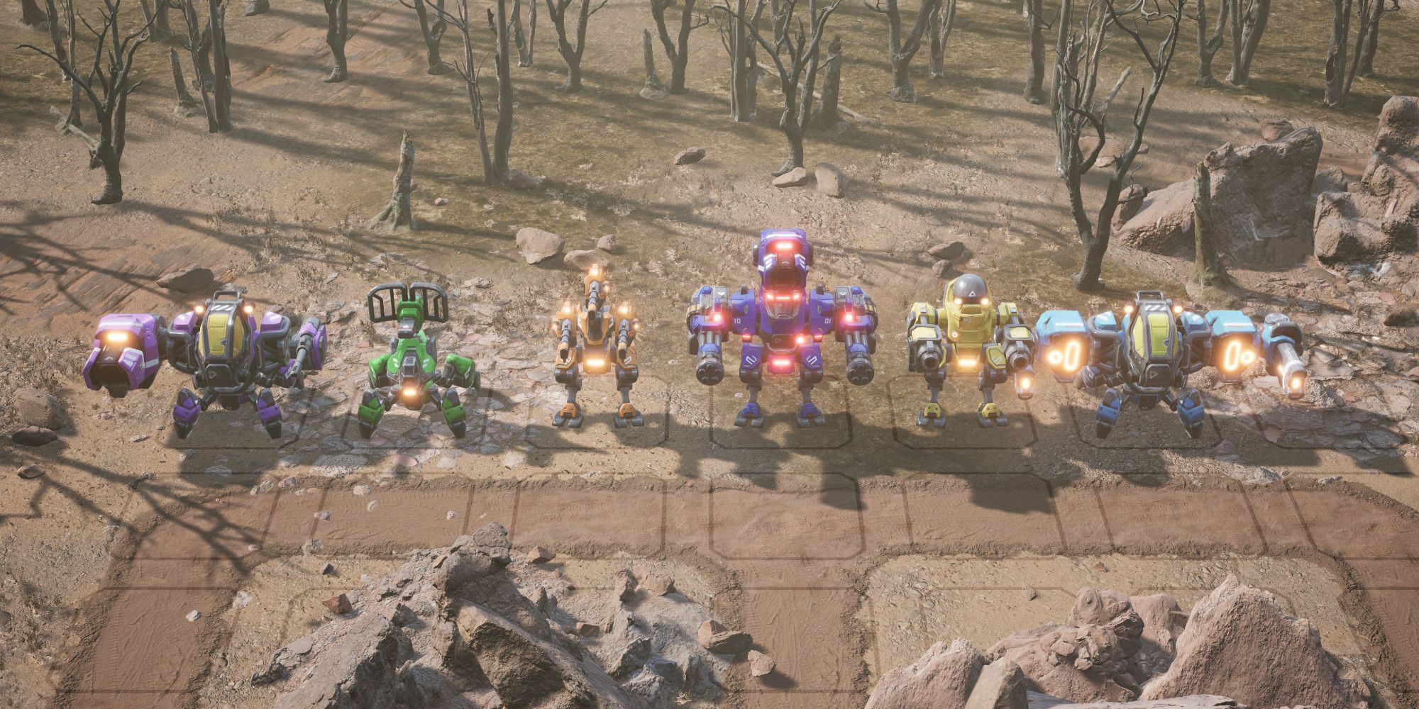 Mech Armada Lineup Screenshot