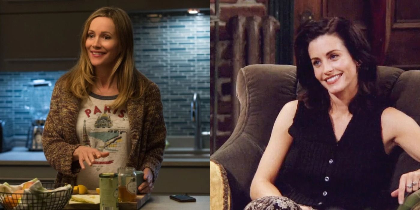 Split image of Meg from How to be Single and Monica Geller from Friends