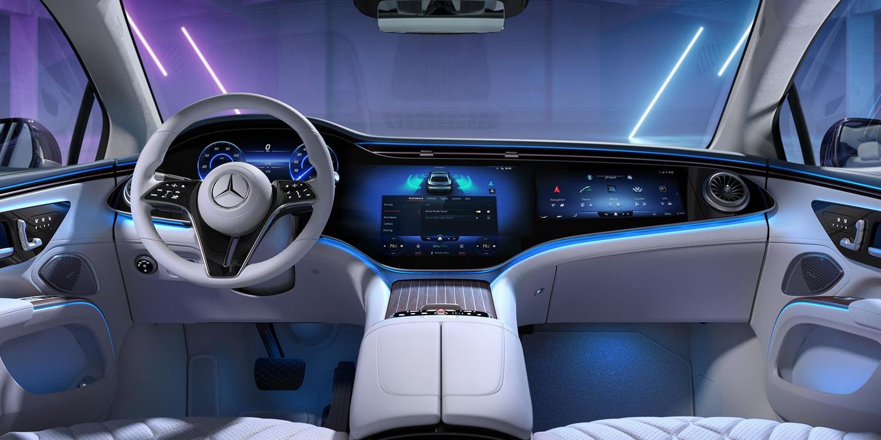 Mercedes-Benz EQS sedan features
