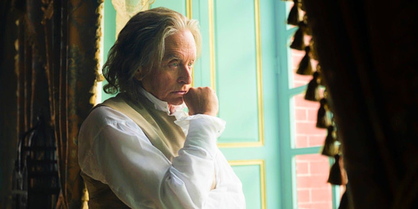 Michael Douglas as Benjamin Franklin