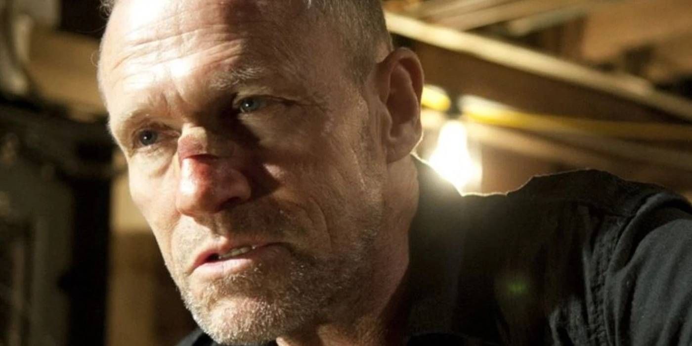 Michael Rooker with a cut nose in F9