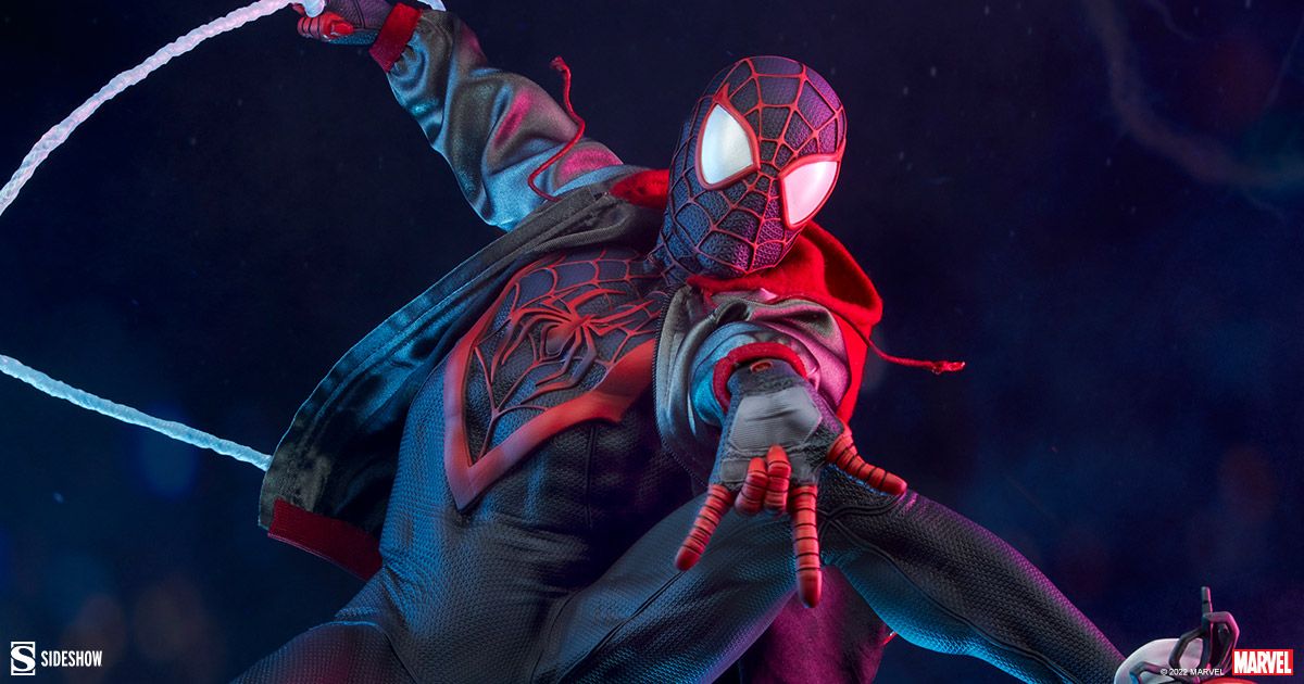 Miles Morales Marvel Sideshow Front