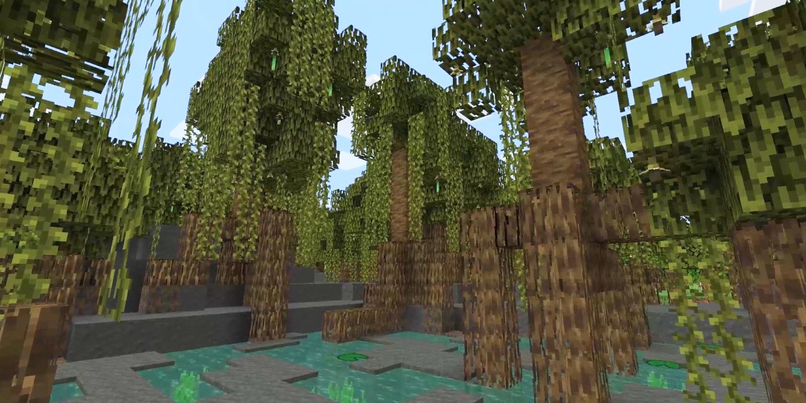 A Mangrove Swamp in Minecraft