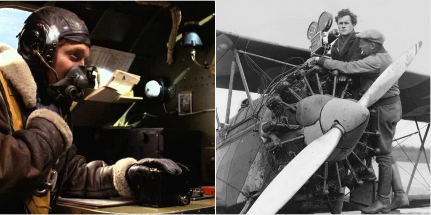 Split image showing scenes from Memphis Beele and Wings