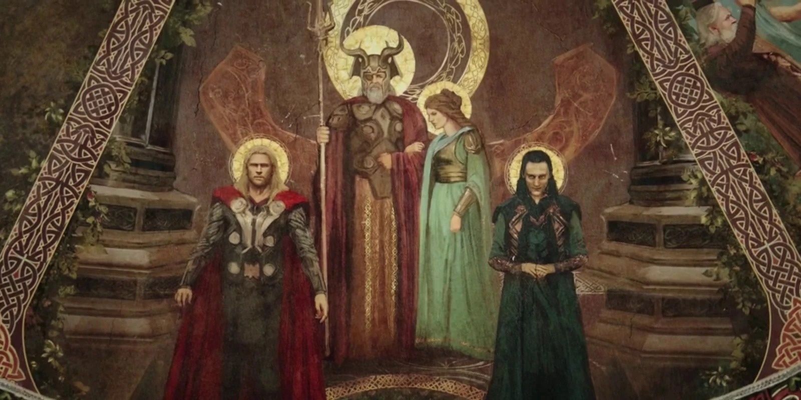 Mural of Thors family Cropped