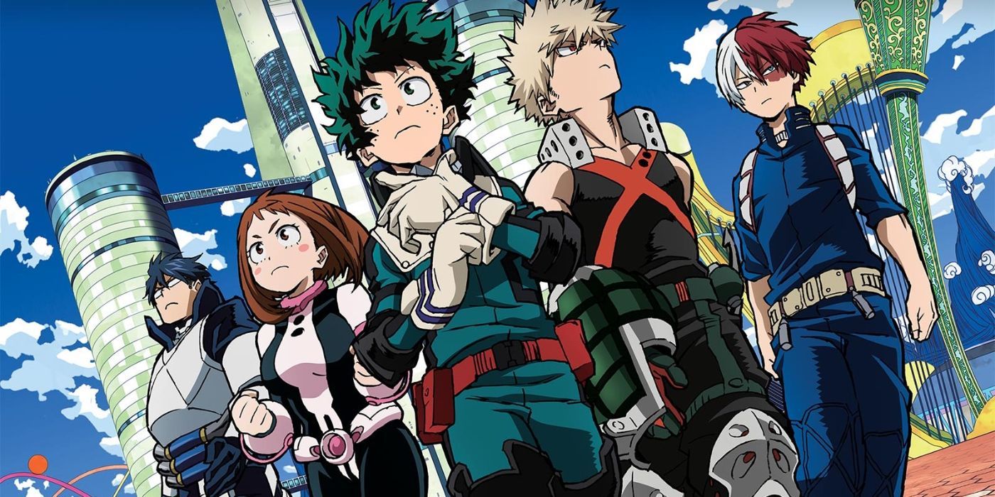 THe main cast of My Hero Academia