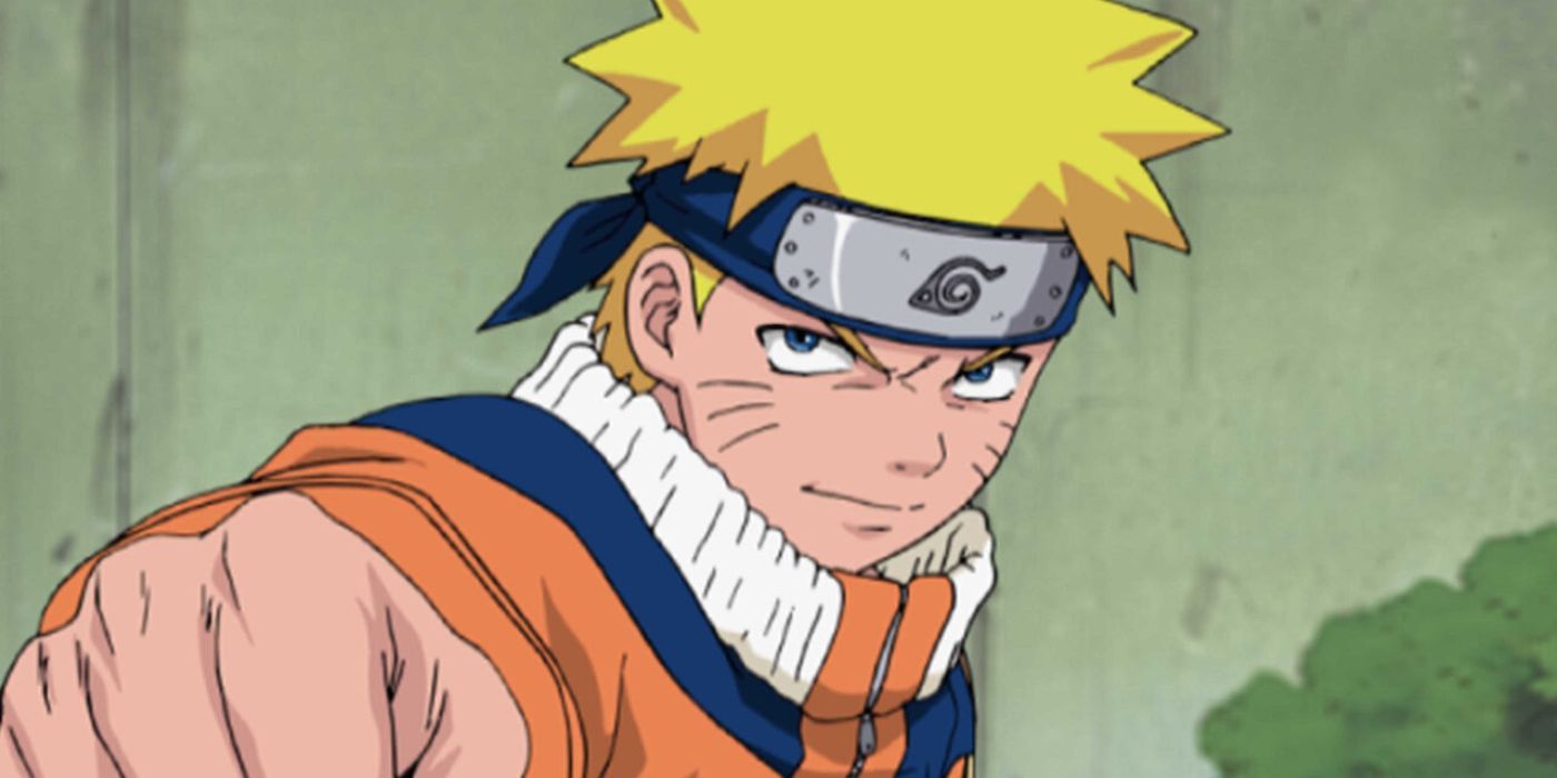 Tutup gambar Naruto mengarahkan tinjunya ke layar