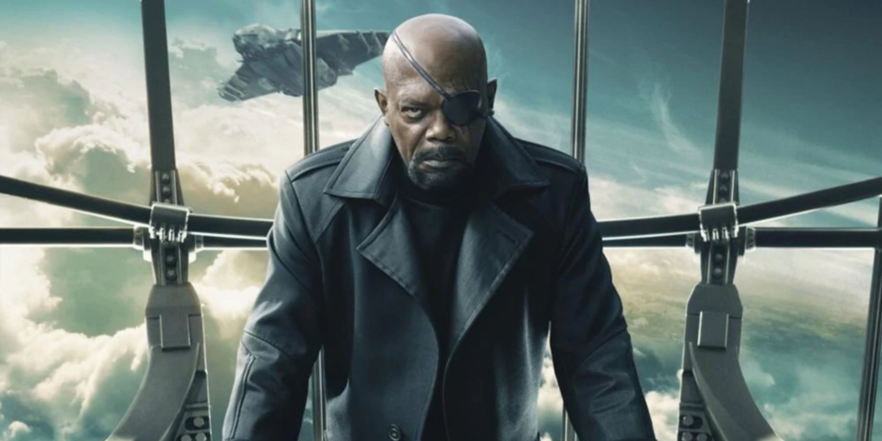 Nick Fury in promo for The Avengers