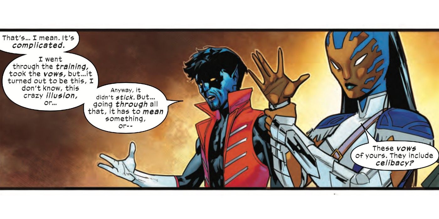 Nightcrawler and Zsen in Legion of X #1