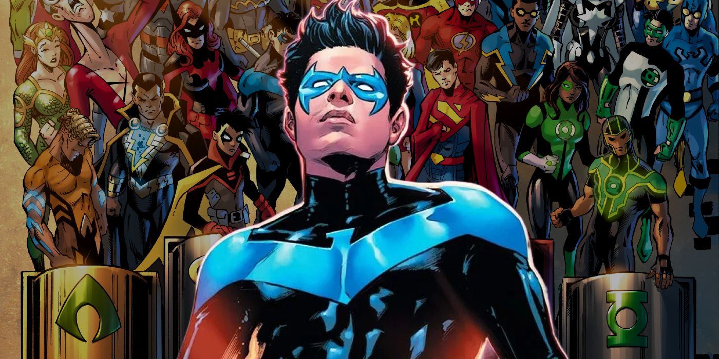 Nightwing Death of Justice League