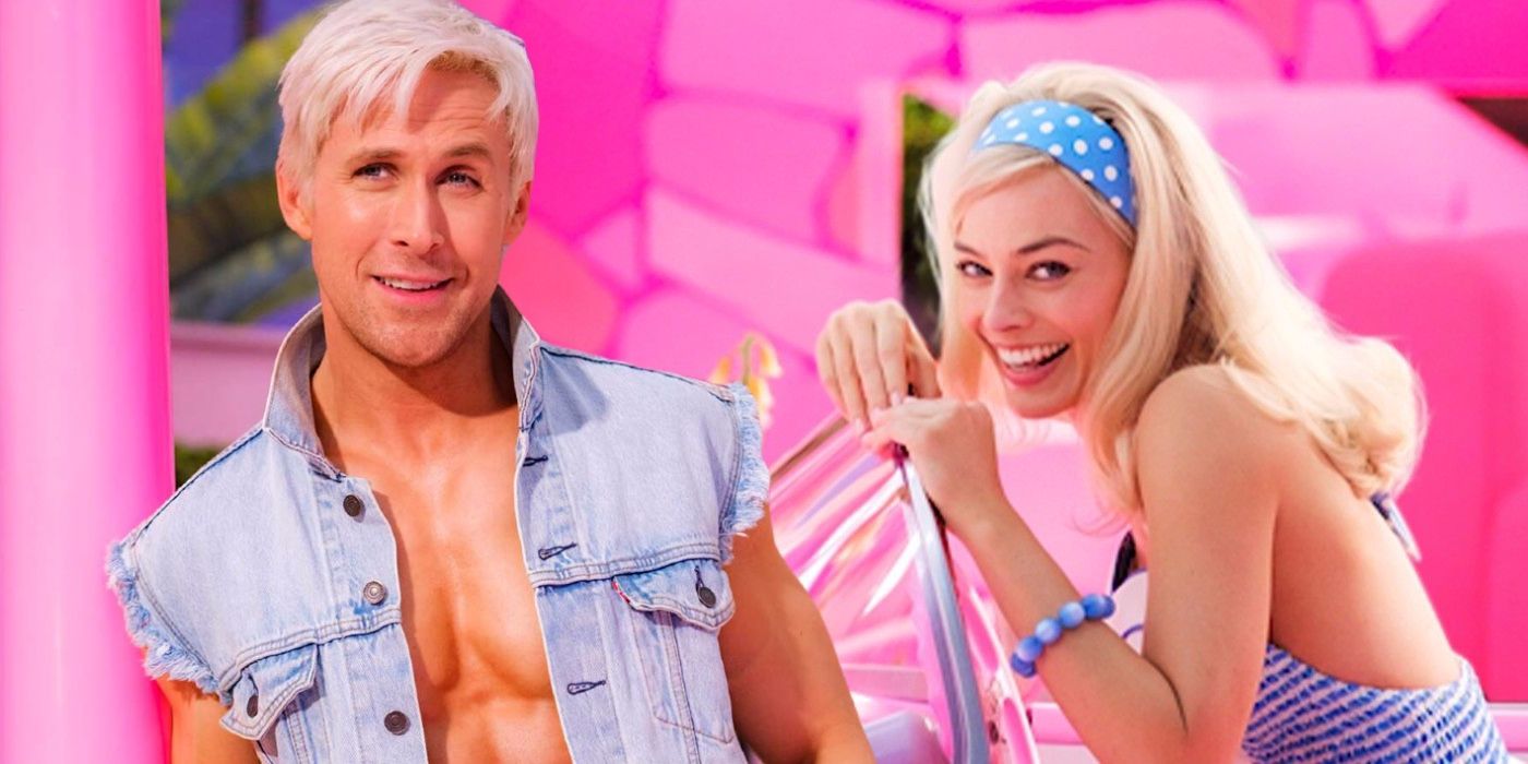 Ryan Gosling and Margot Robbie in Barbie