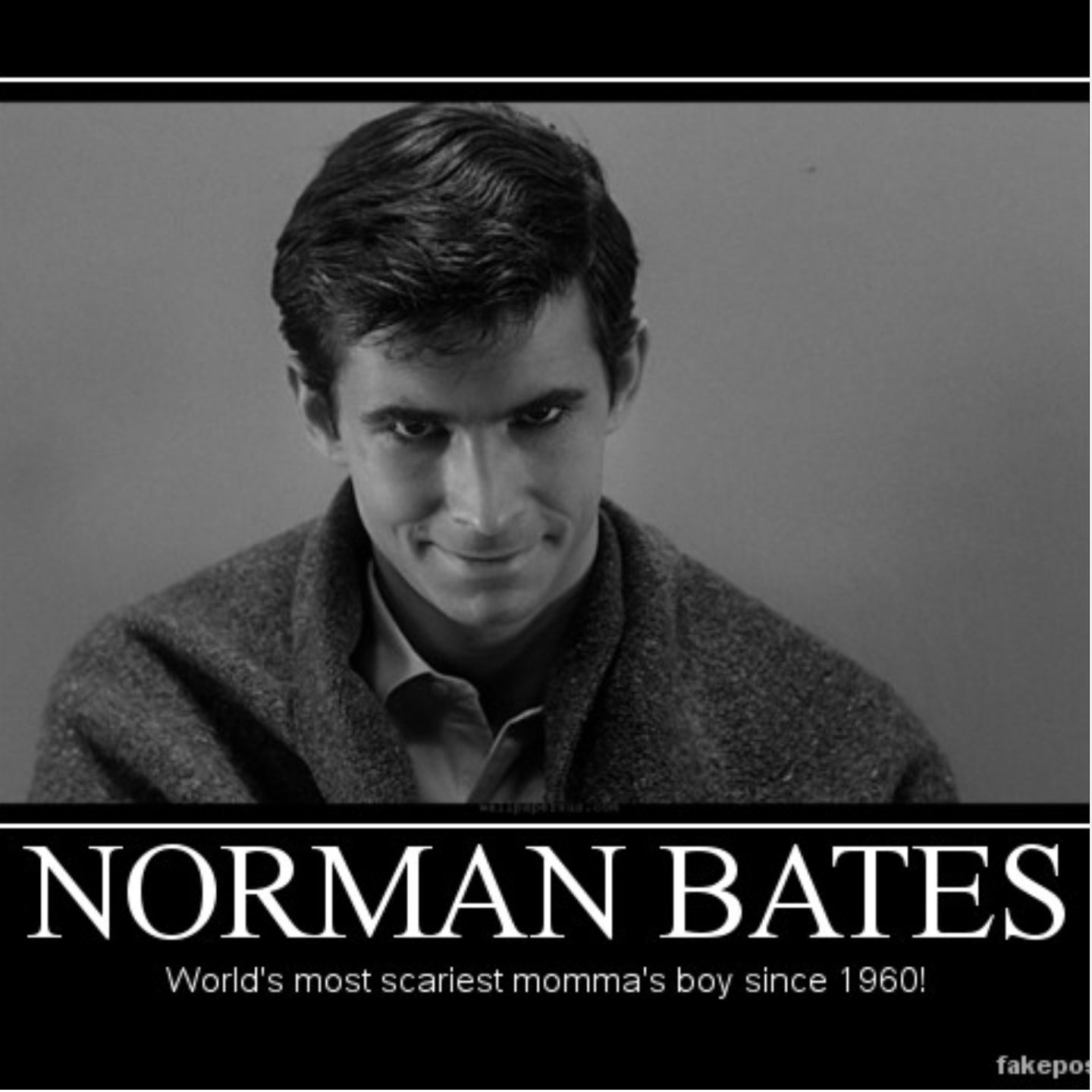 Meme about Norman Bates obsession with his mother. 