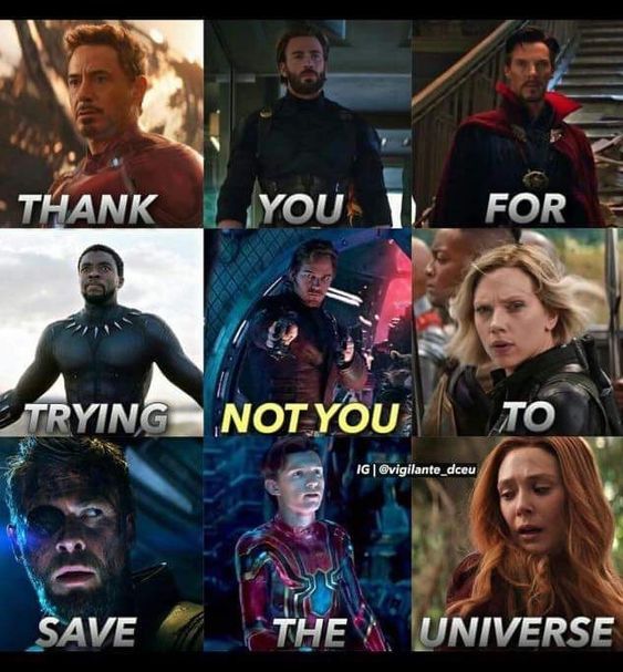 Not You Star Lord Meme