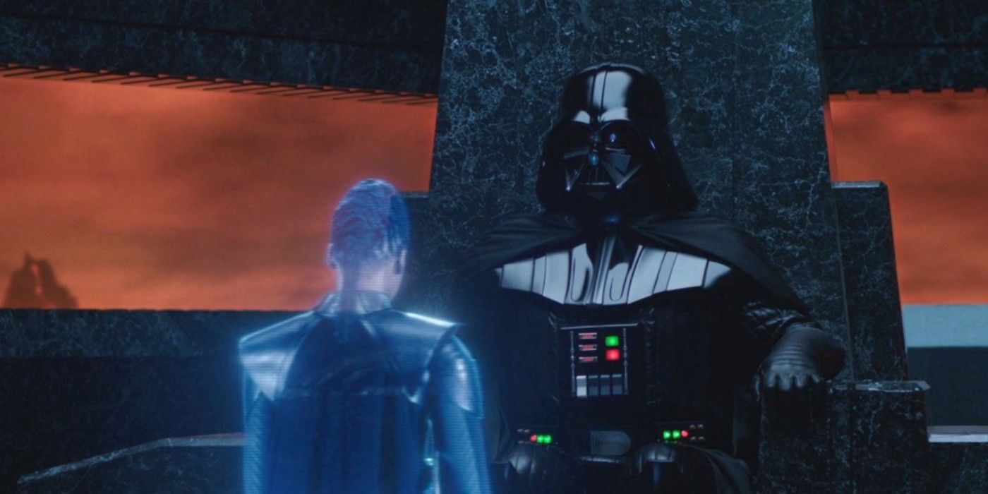Obi Wan Kenobi Darth Vader with Reva Hologram