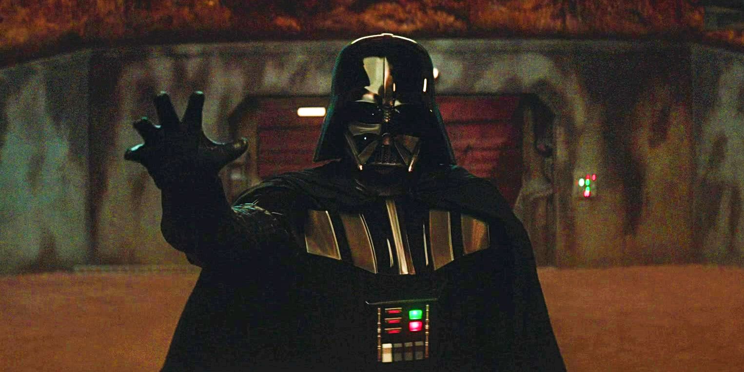 Vader using the Force in Kenobi Series