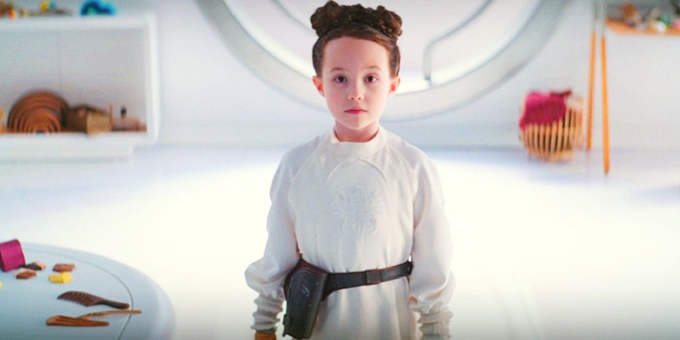 Leia wearing her holster in the Obi-Wan Kenobi finale