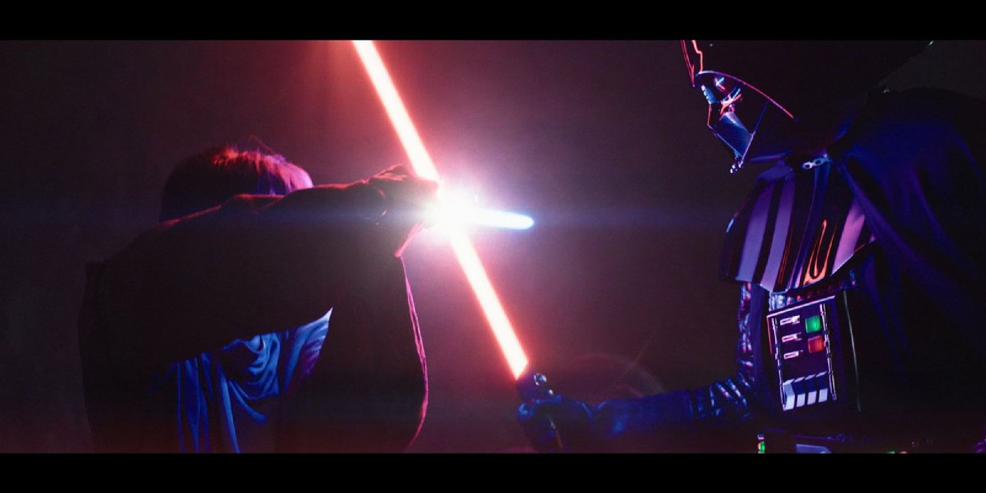 Obi-Wan fights Darth Vader in Obi-Wan Kenobi series.