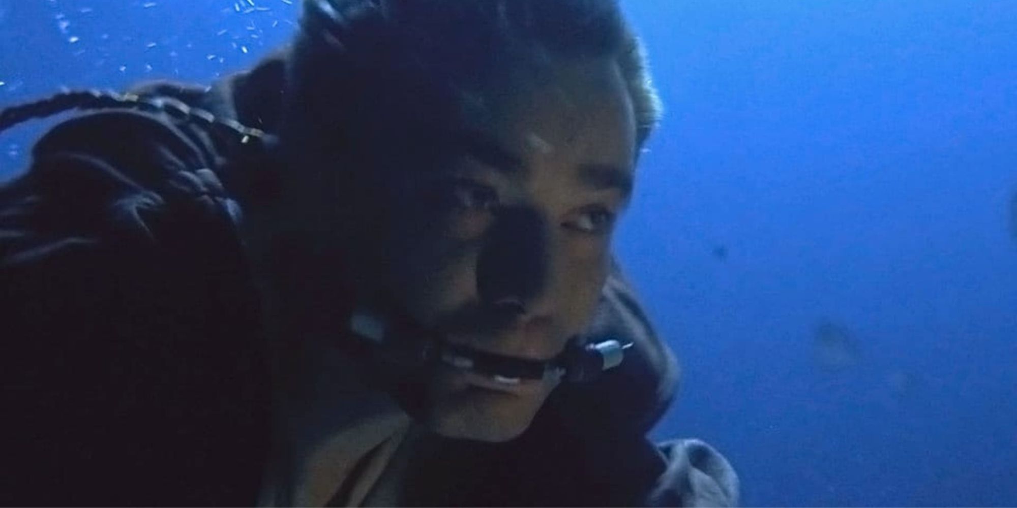 Obi-Wan swimming underwater in The Phantom MEnace