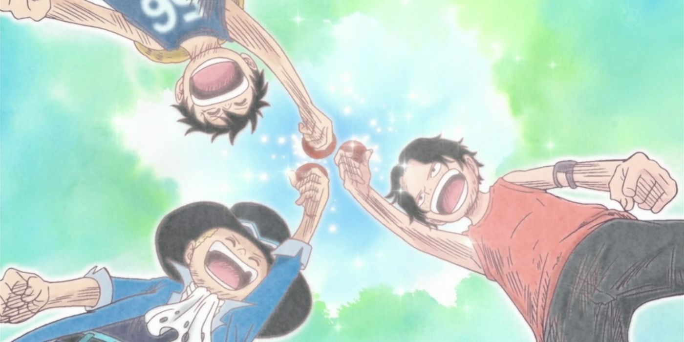 One Piece Post War Arc Art of young Ace, Luffy, and Sabo.
