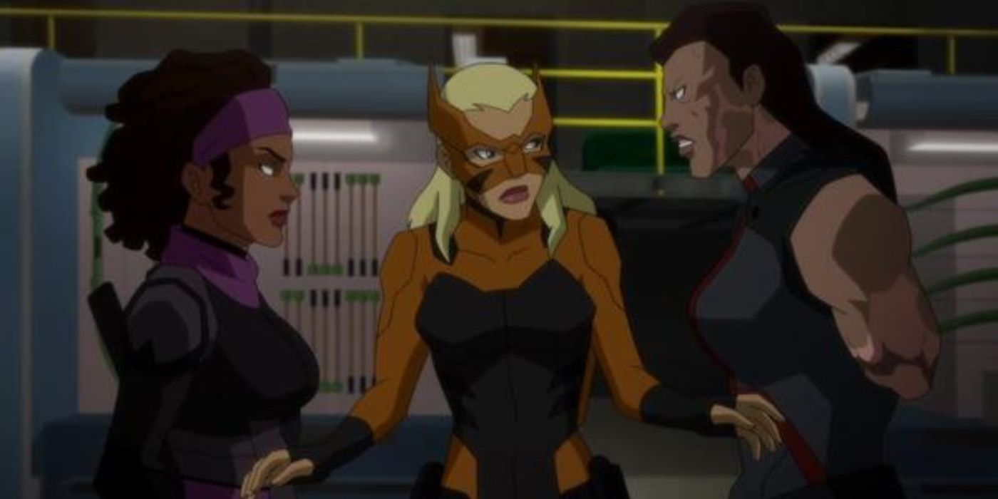 Onyx Artemis and Cassandra Savage in Young Justice