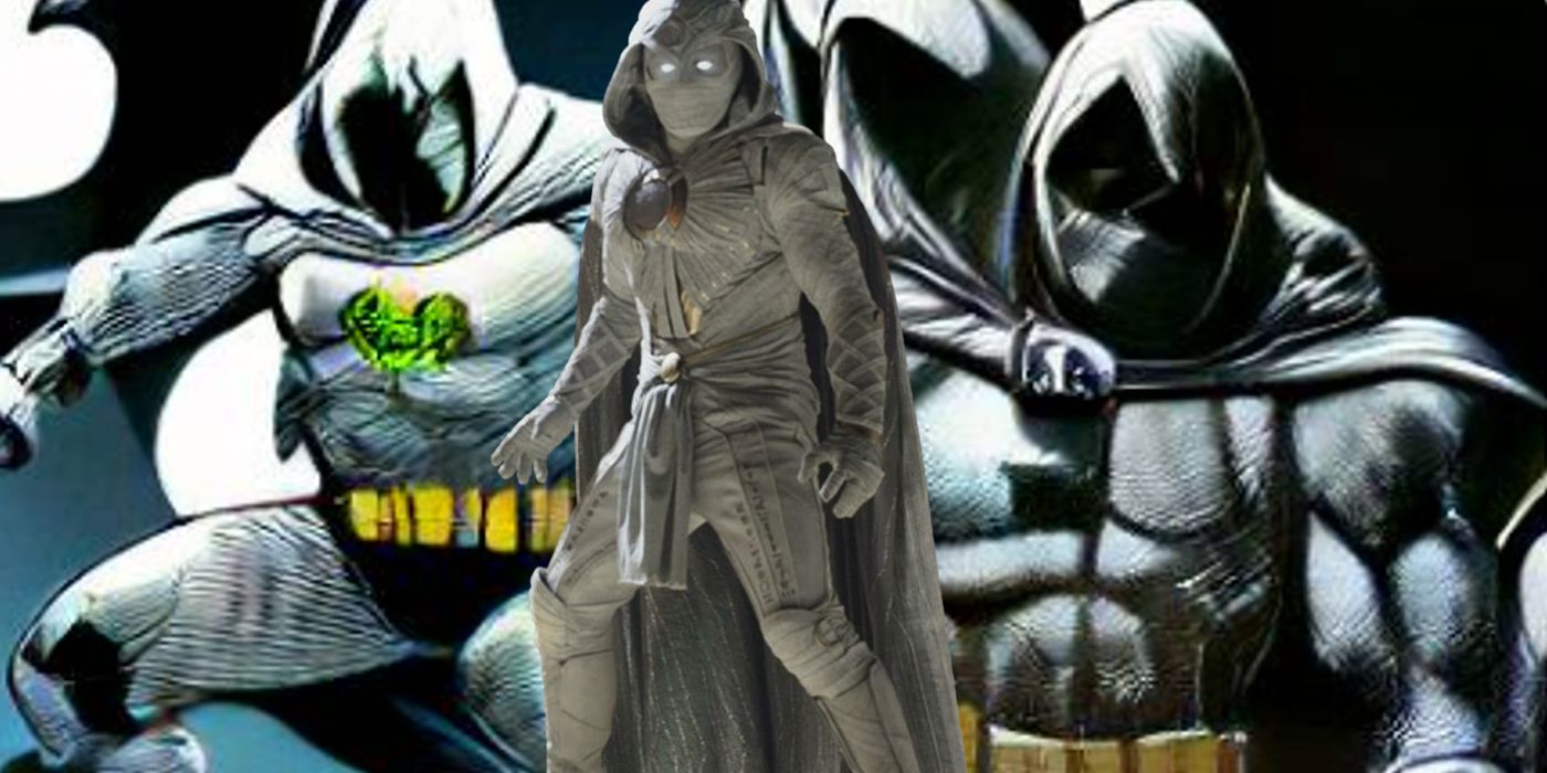 Oscar Isaac as Moon Knight in front of Moon Knight as Batman images