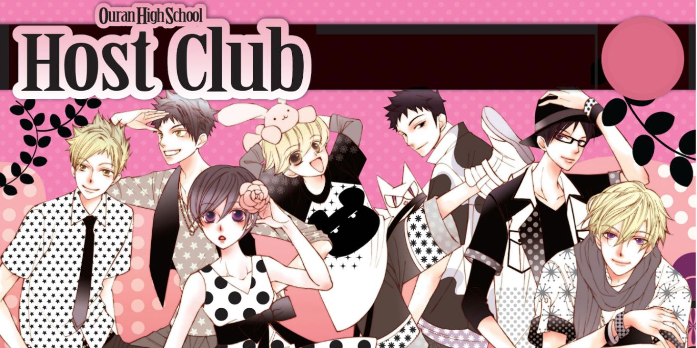 Fashion art for the full cast of Ouran Koukou Host Club.