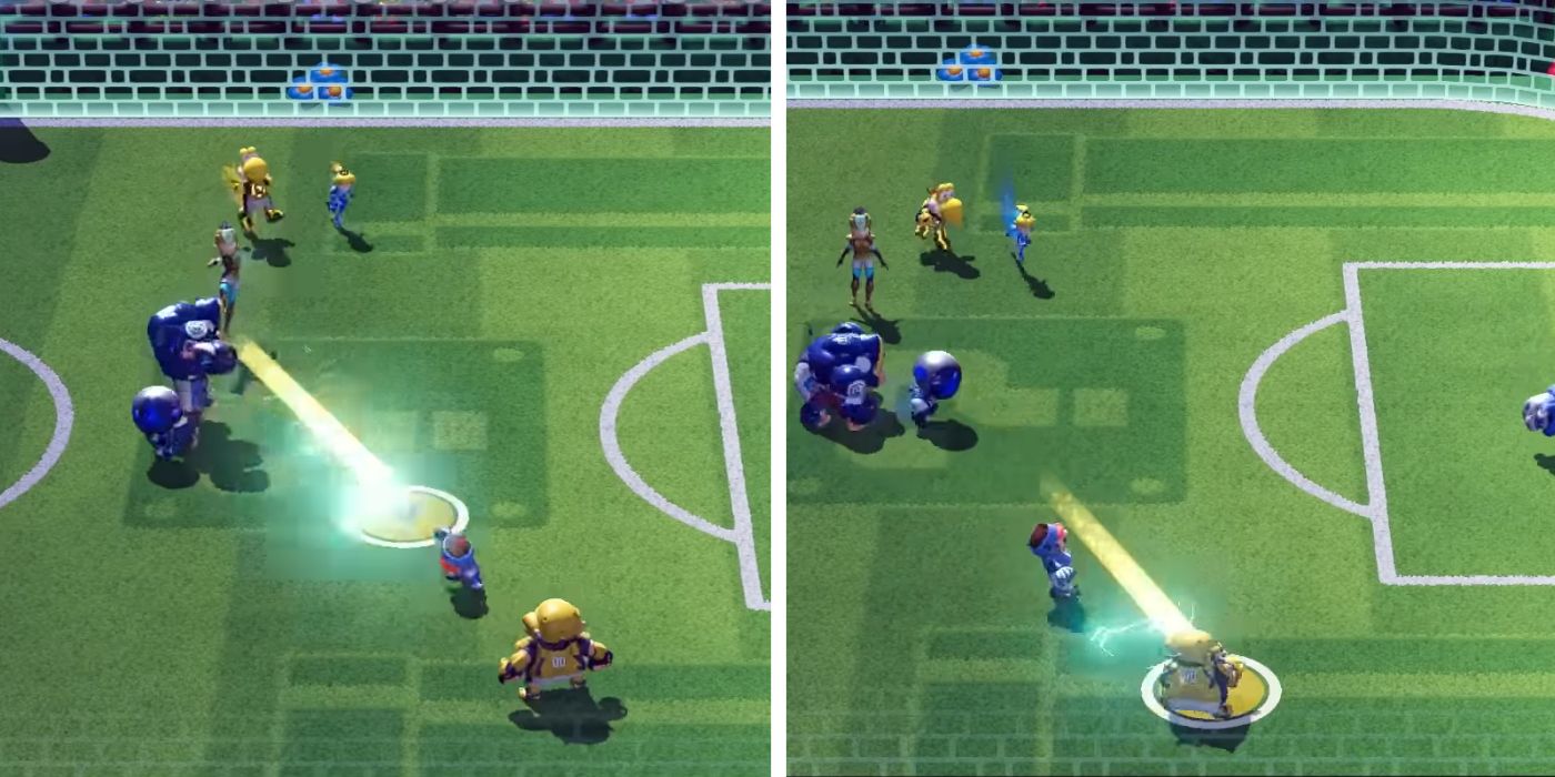 Performing Perfect Passes In Mario Strikers Battle League