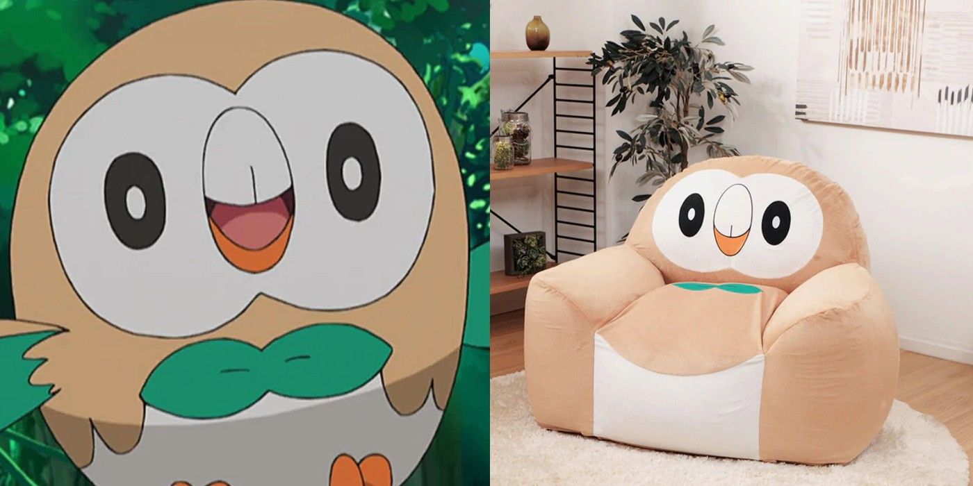 Rowlett Looks Even Cuter As An Official Pokémon Beanbag Chair