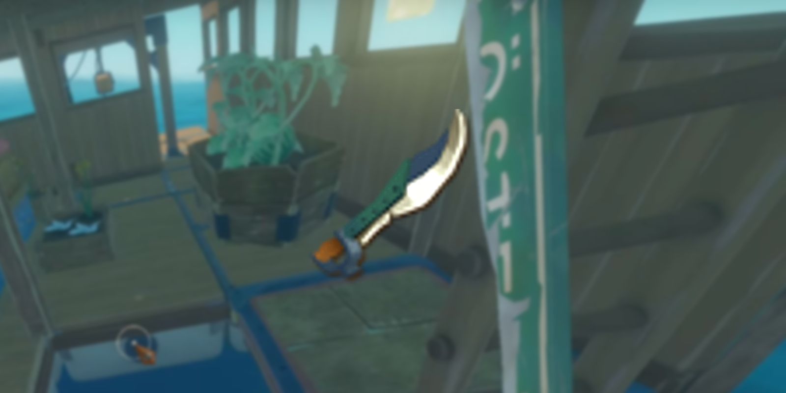 Raft How to Craft & Use The Titanium Sword Holding Sword