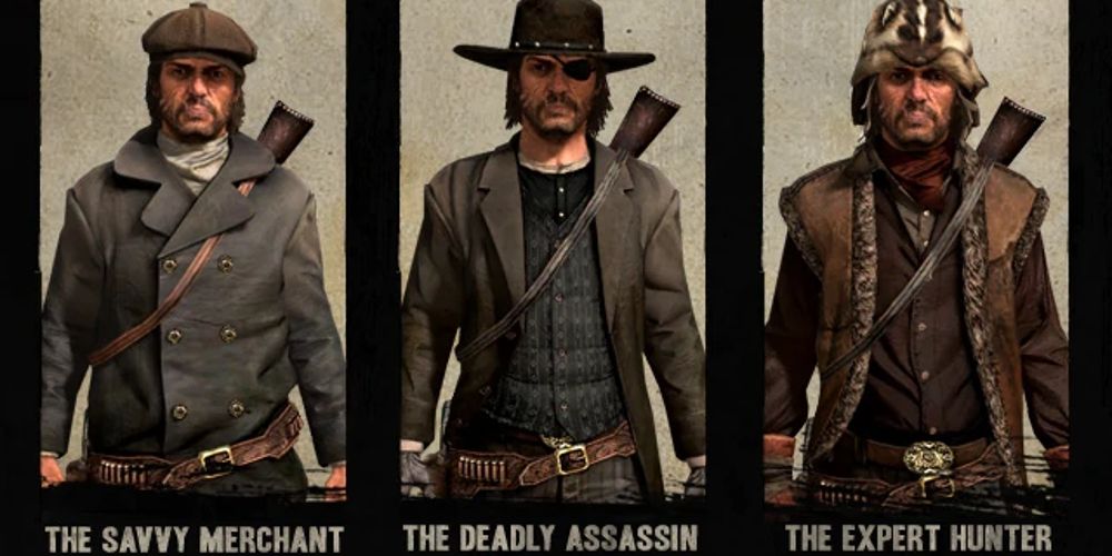 John's various outfits in Red Dead Redemption