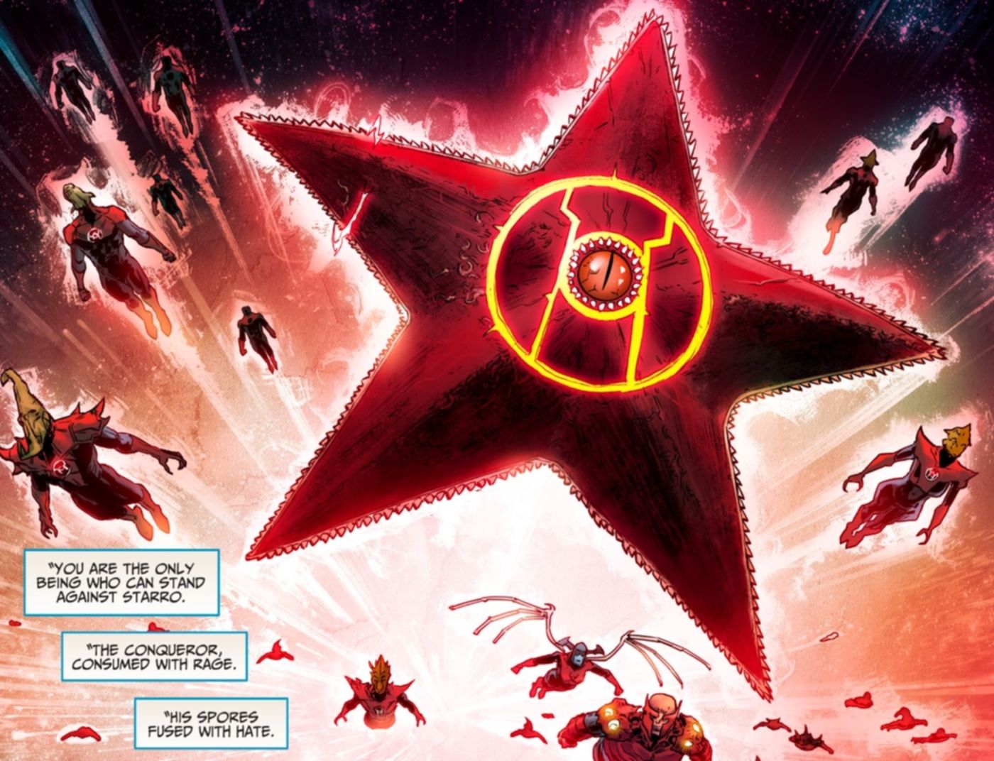 Red Lantern Starro Injustice DC Comics