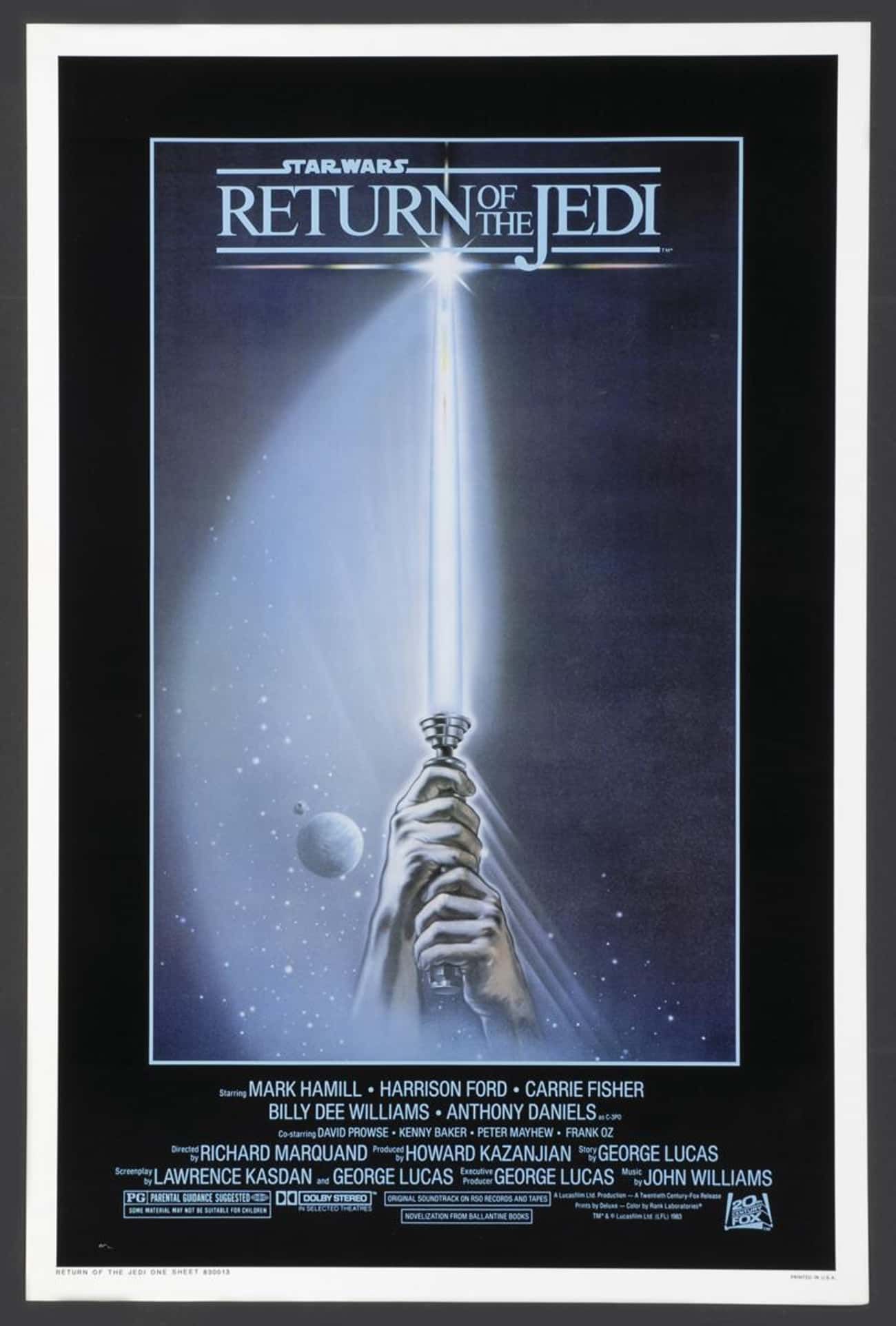 Return of the Jedi Style A theatrical release poster