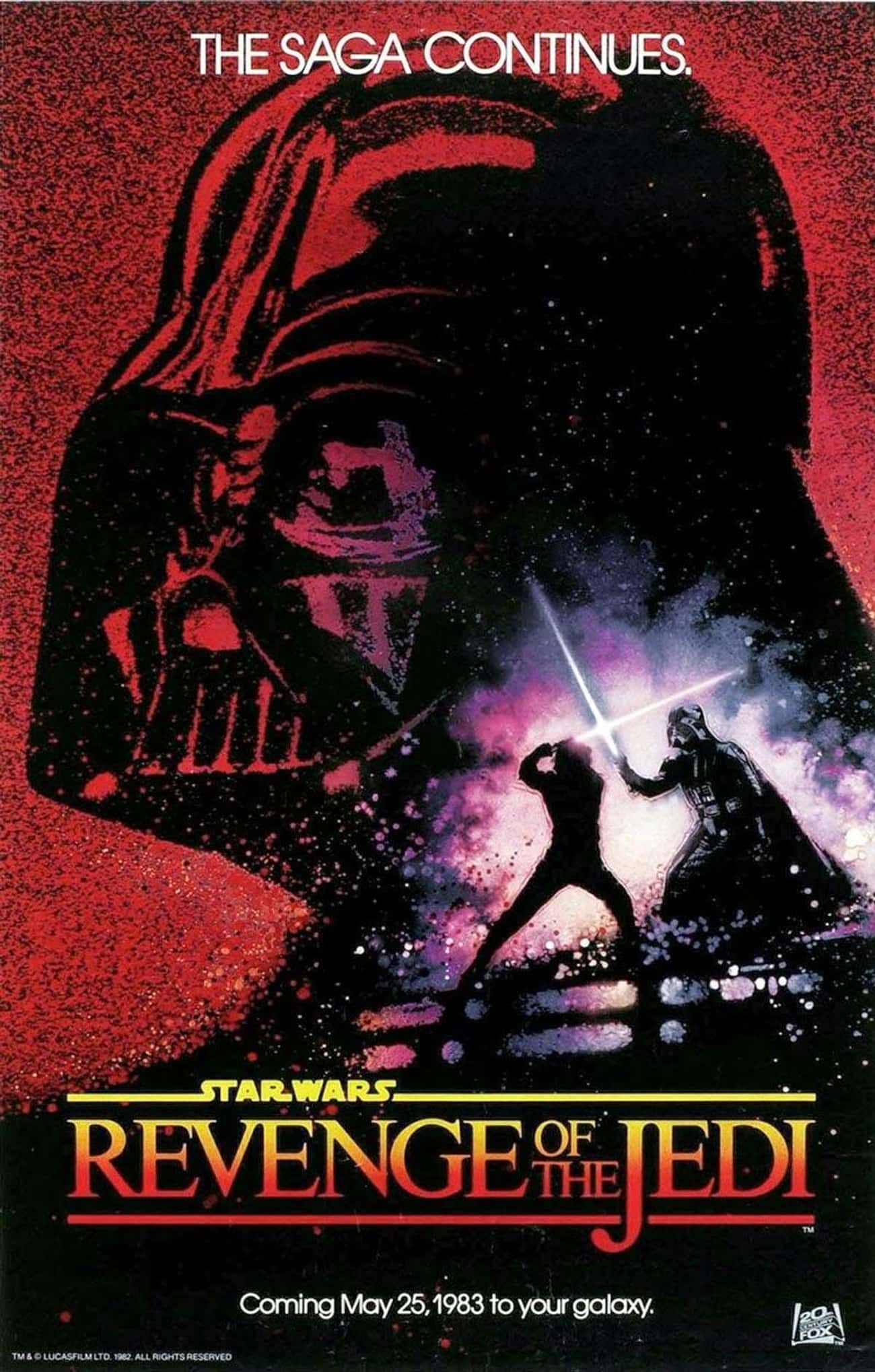 Revenge Of The Jedi poster
